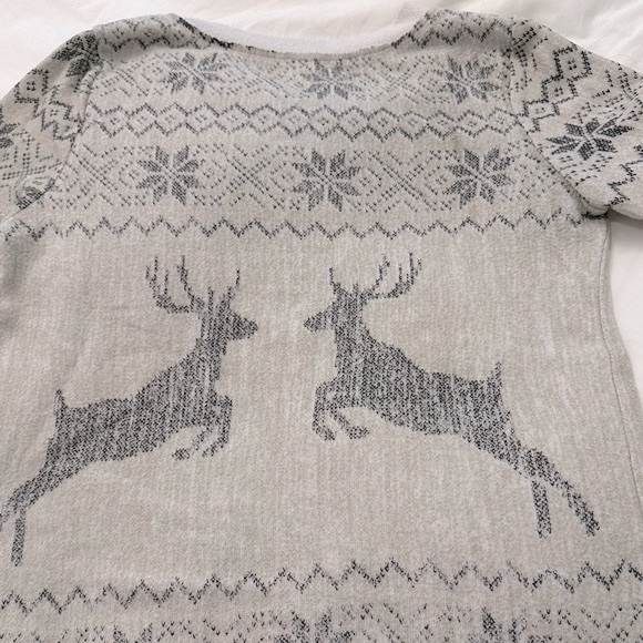 Chaser brand holiday reindeer long sleeve - Picture 3 of 6